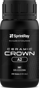 SRI-0202086 SprintRay Ceramic Crown - A2 - 250g