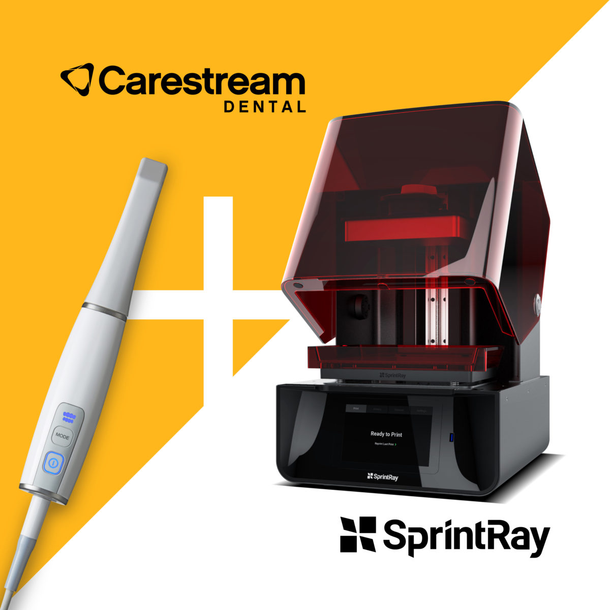 Carestream scanner and SprintRay printer