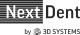 NextDent By 3D Systems Logo Bw2