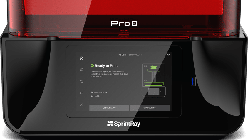 SprintRay ProS Touchscreen Dental Printer Easy 844x477